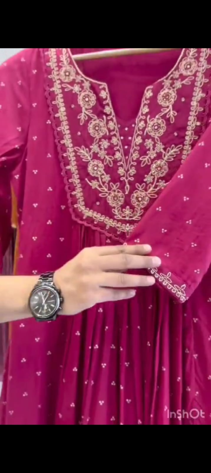 Bright pink bandani three piece set (P1589)