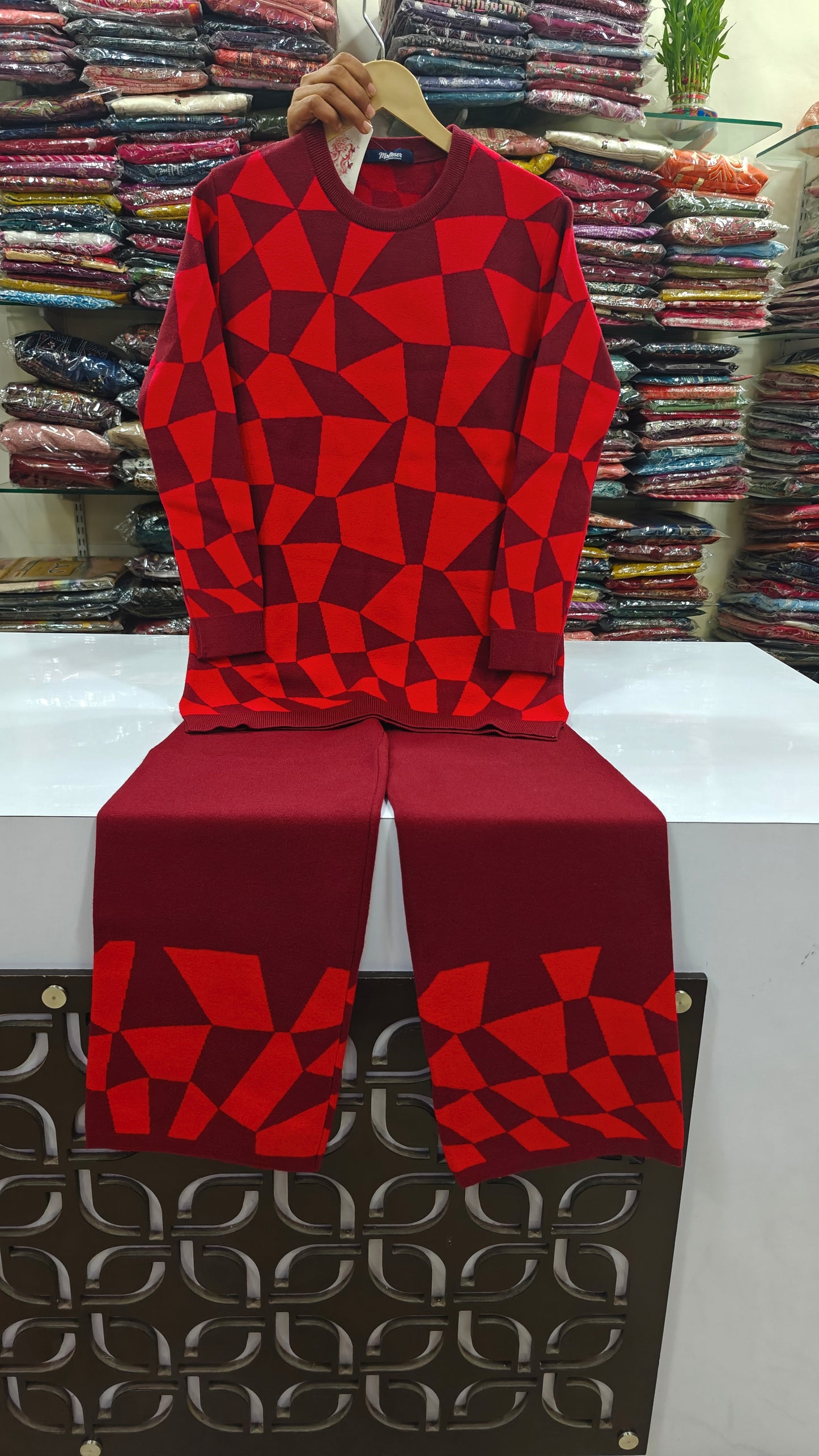 Premium warm knitted cordset (B41)