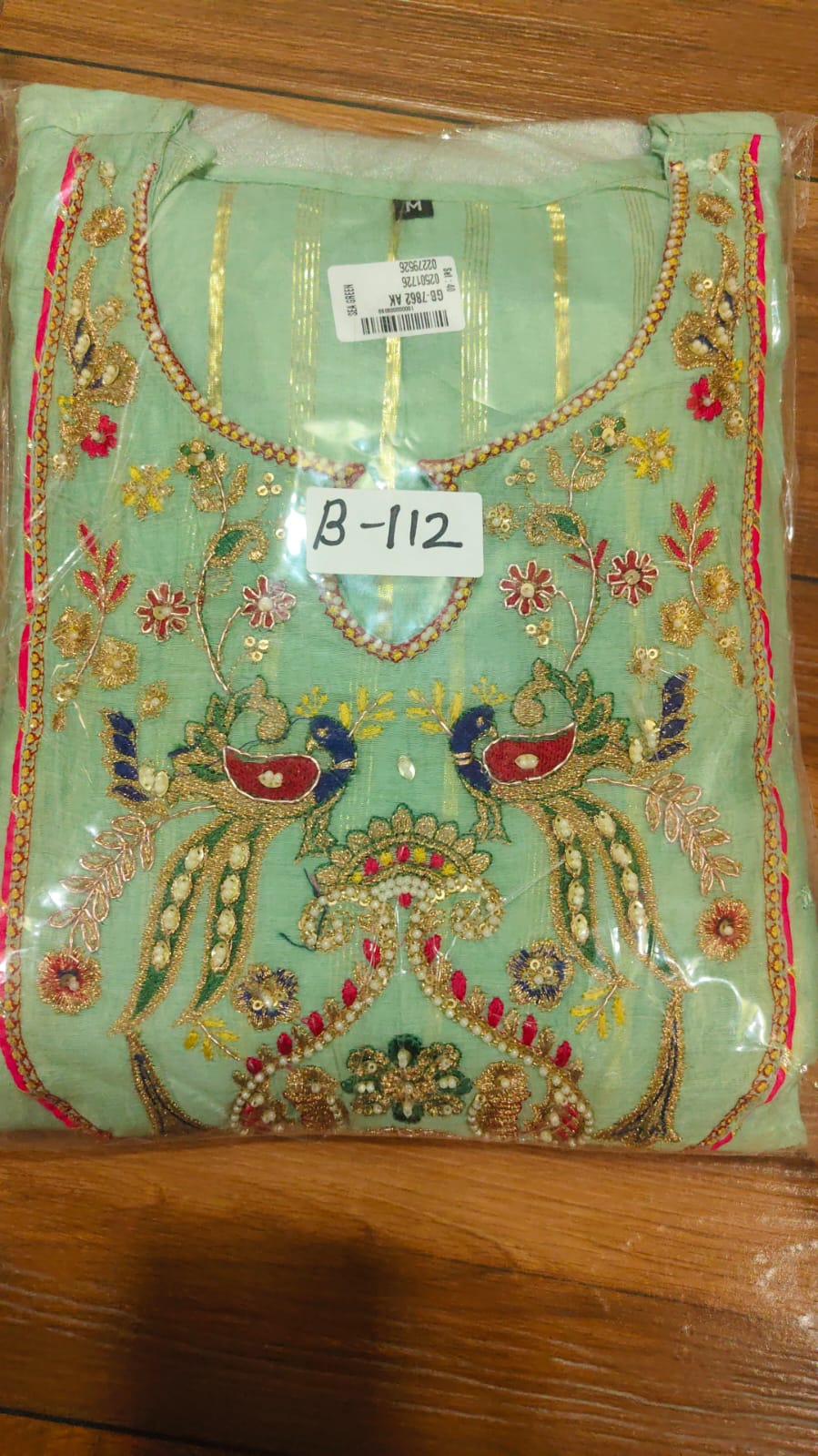 Pure mul chanderi three piece set (B112)