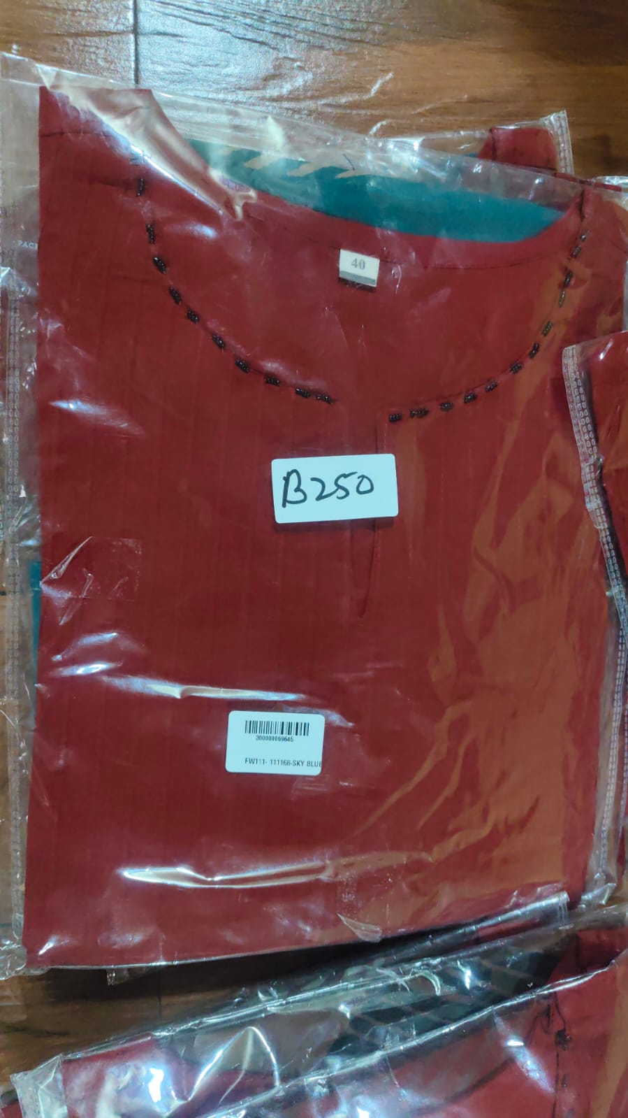 Pure cotton smart one piece dress length 46 inch (B250)