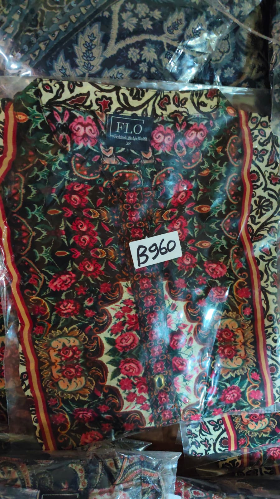 Pure crape smart shirt (B960)