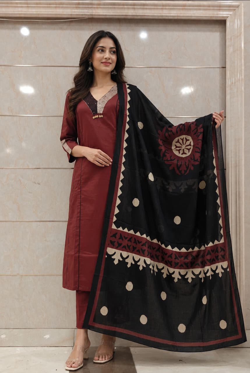 Pure cotton three piece set (B940)
