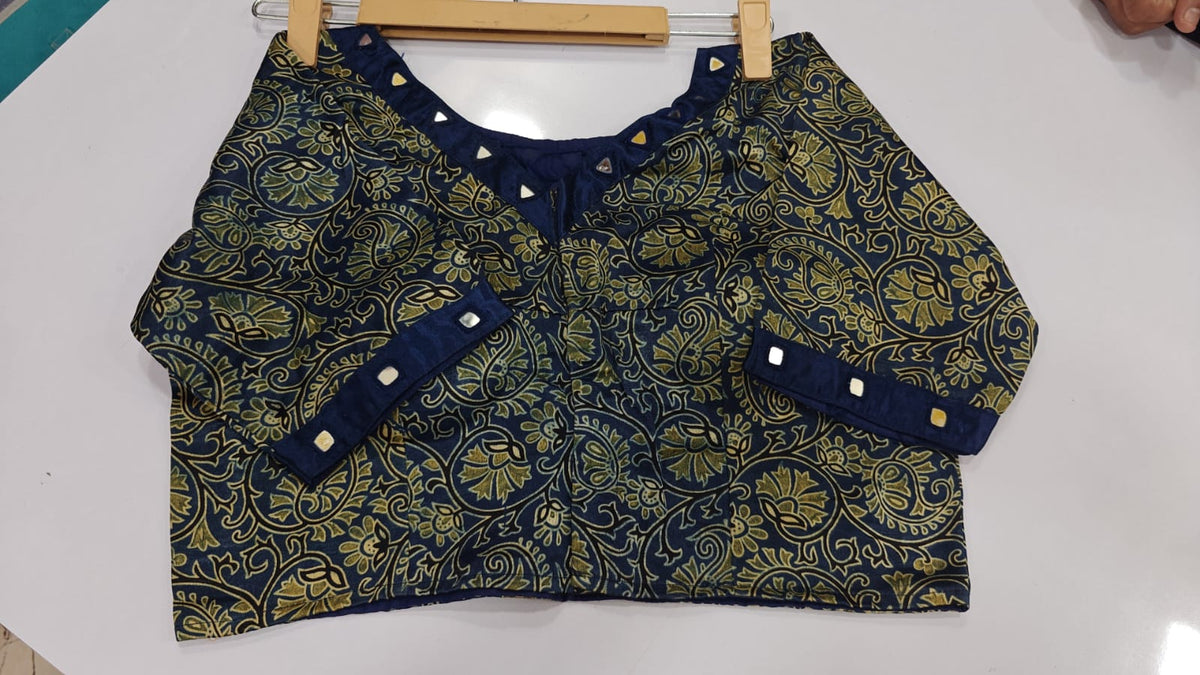 Mashroo silk with lining paded (F116)
