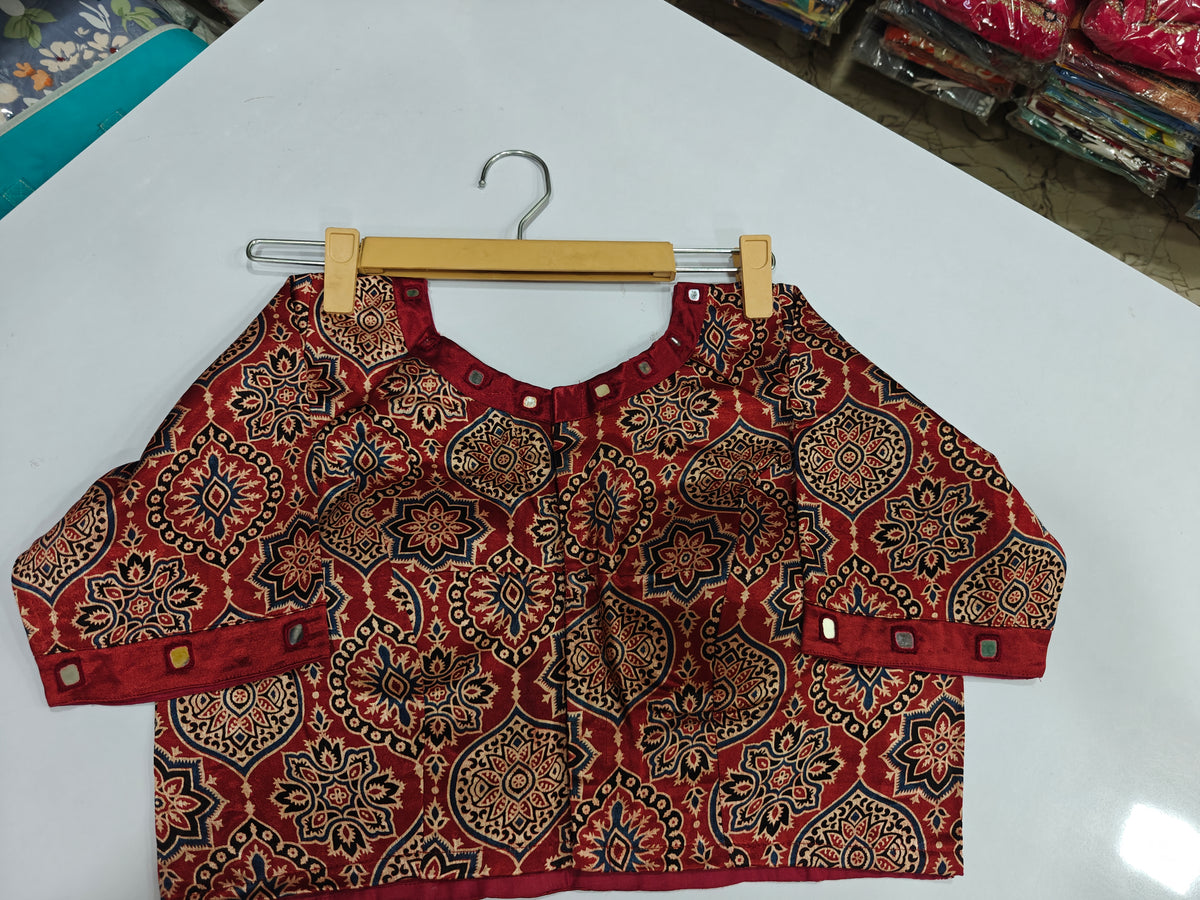 Mashroo silk with lining paded (F119)