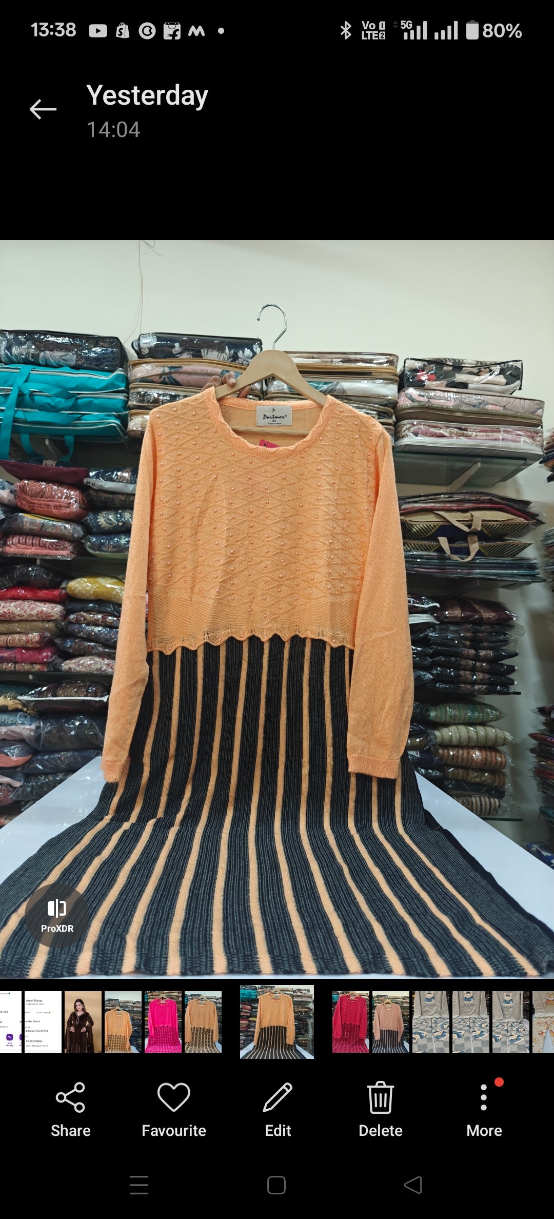 Premium knitting wollen kurta (W28)