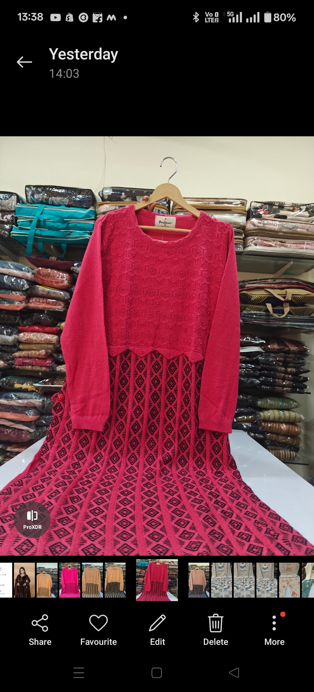 Premium knitting wollen kurta (W27)