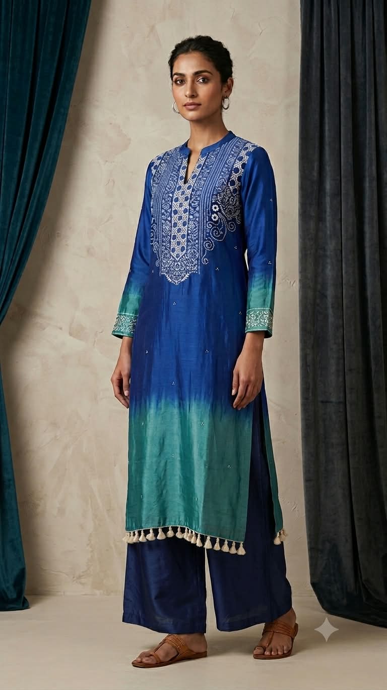Pure gaji silk omare two piece cordset (C650)