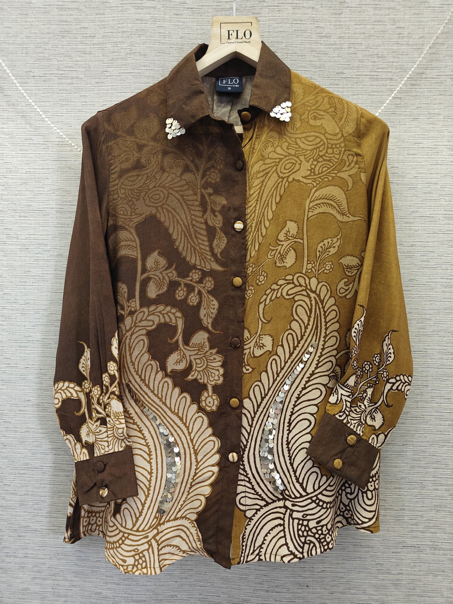 Pure Muslin smart shirt (B901)