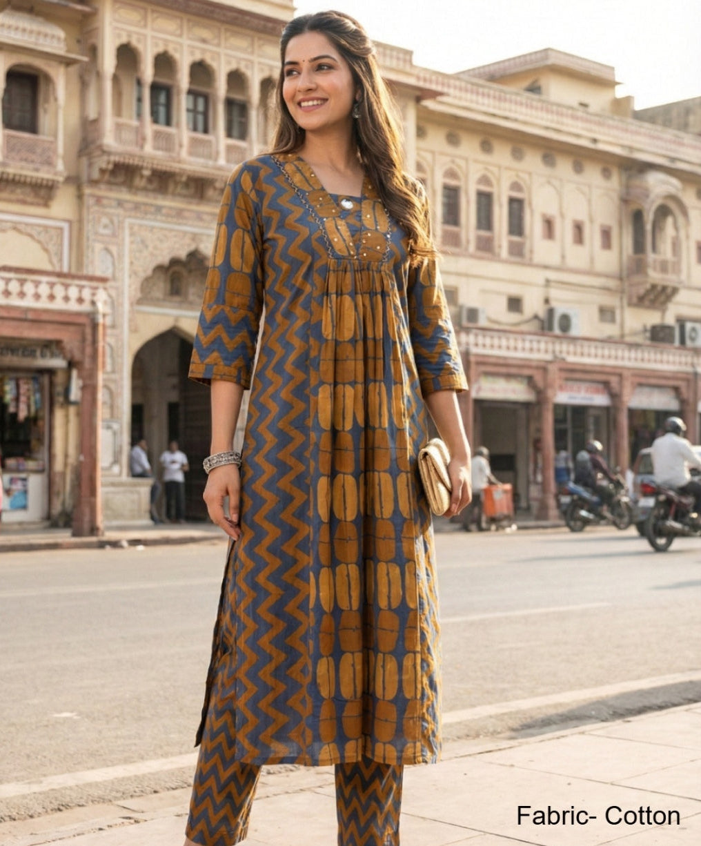 Pure cotton smart two piece cordset (A1844)