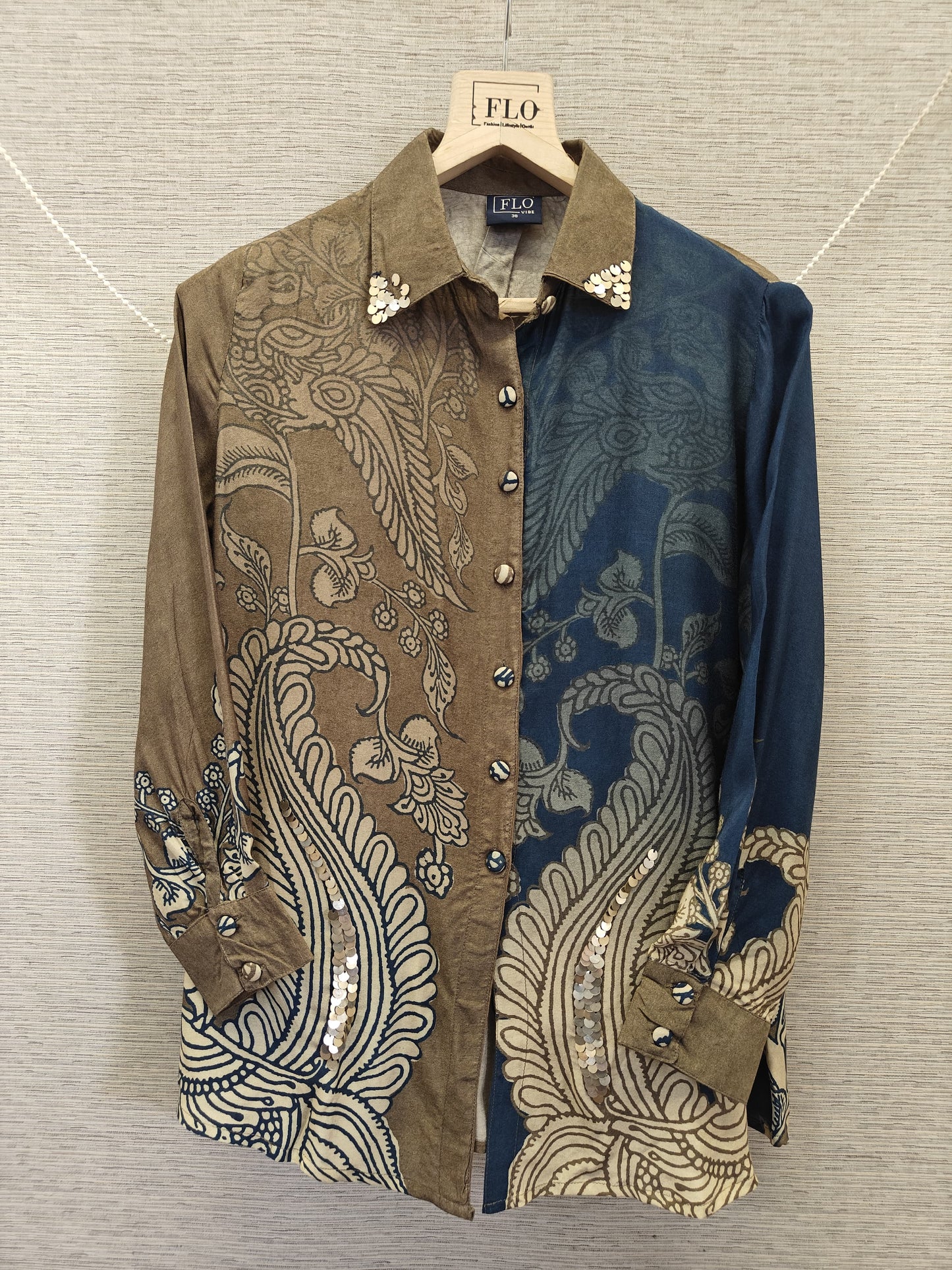 Pure Muslin smart shirt (B902)