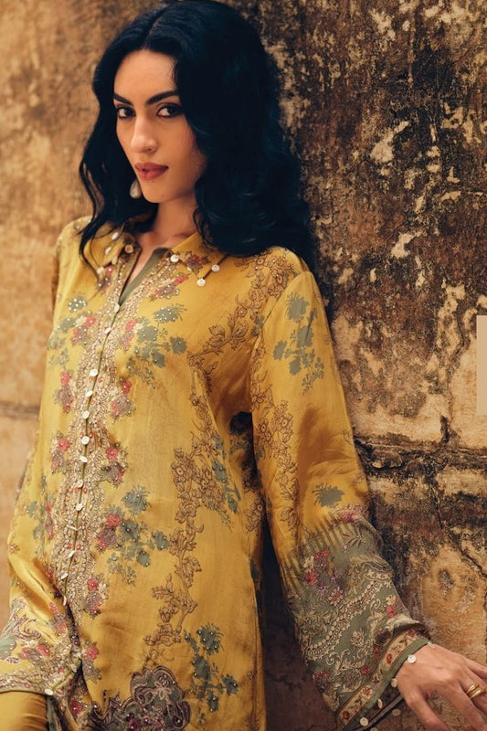 Pure crape digital print loose fit upto 46 size (B556) (Top length 38 inch)