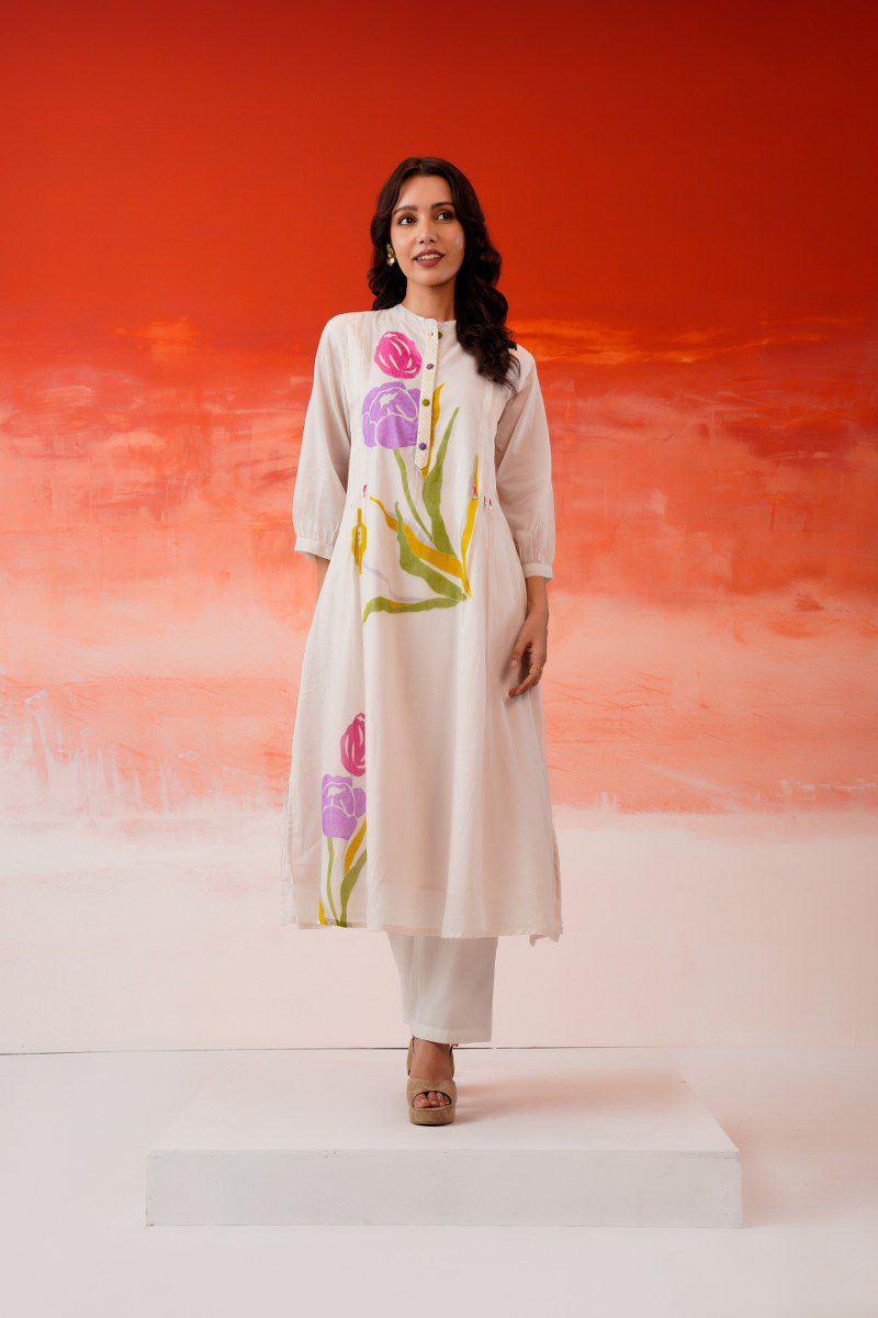 Mul cotton with lining smart two piece cordset (B660)