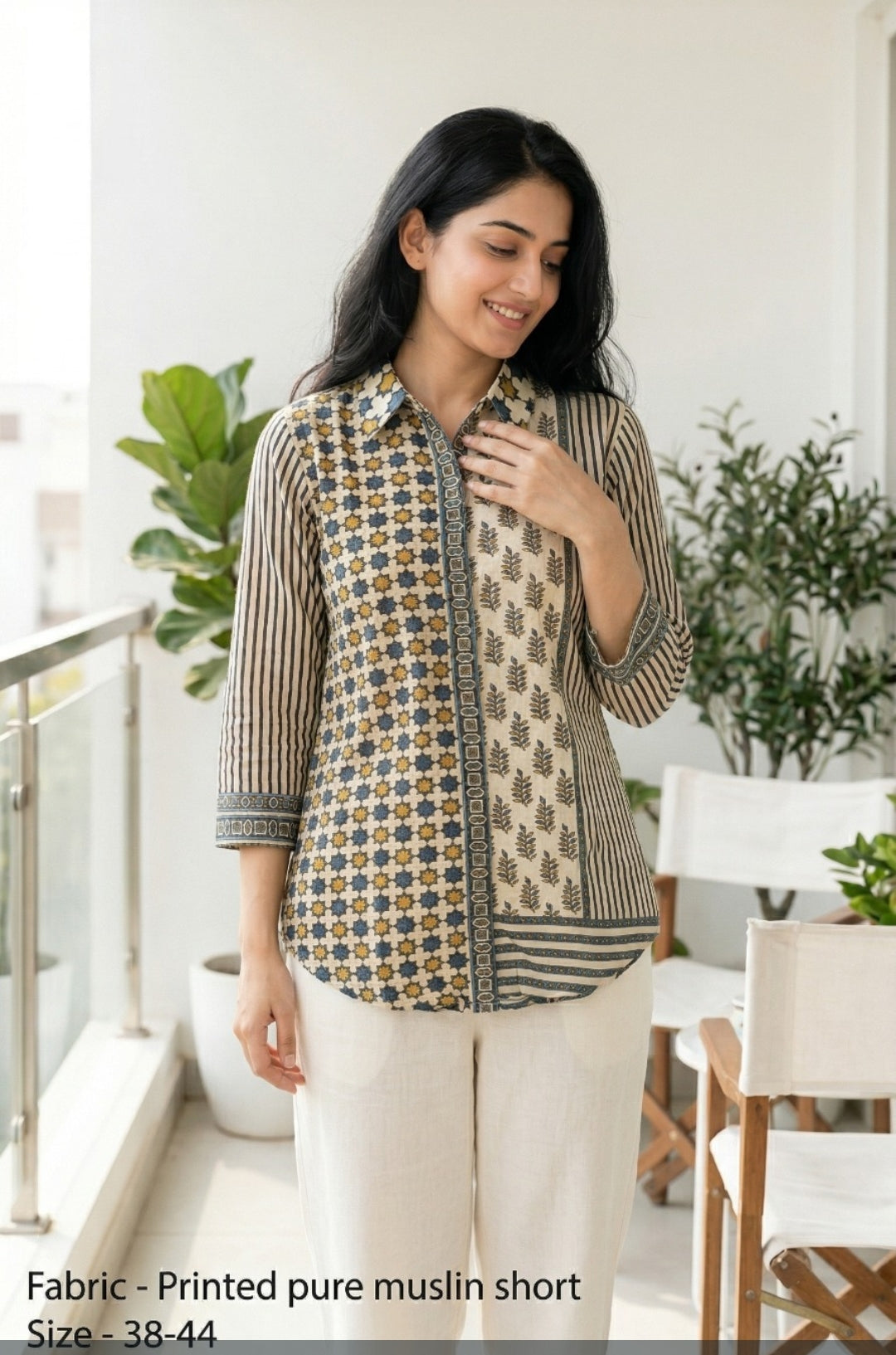 Pure muslin only top (B501)