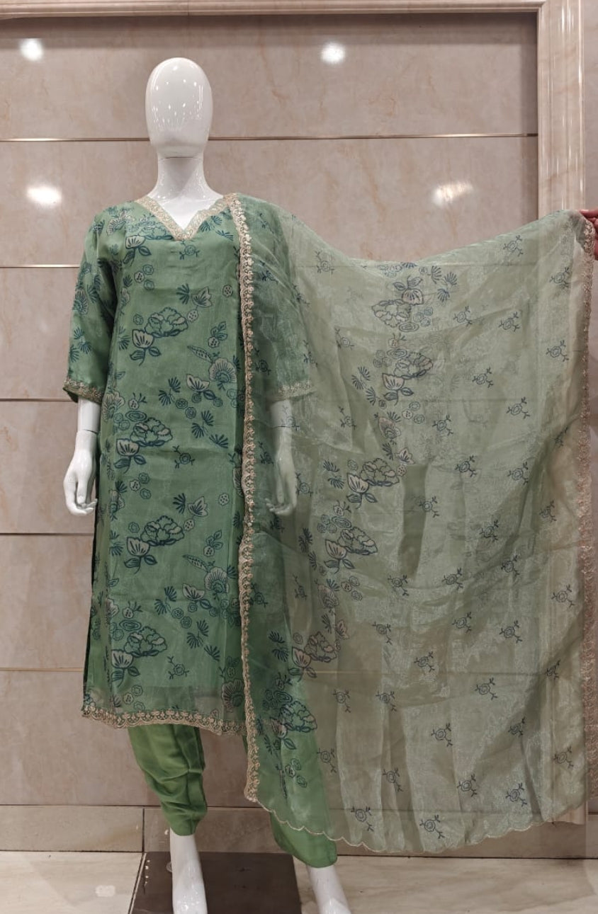Organza three piece set (P1612)