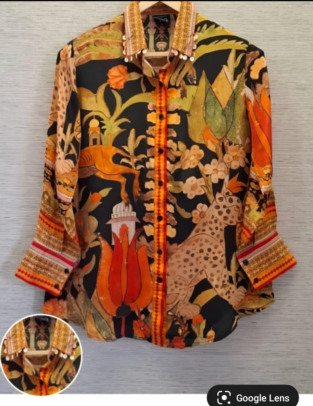 Pure crape smart shirt (B726)