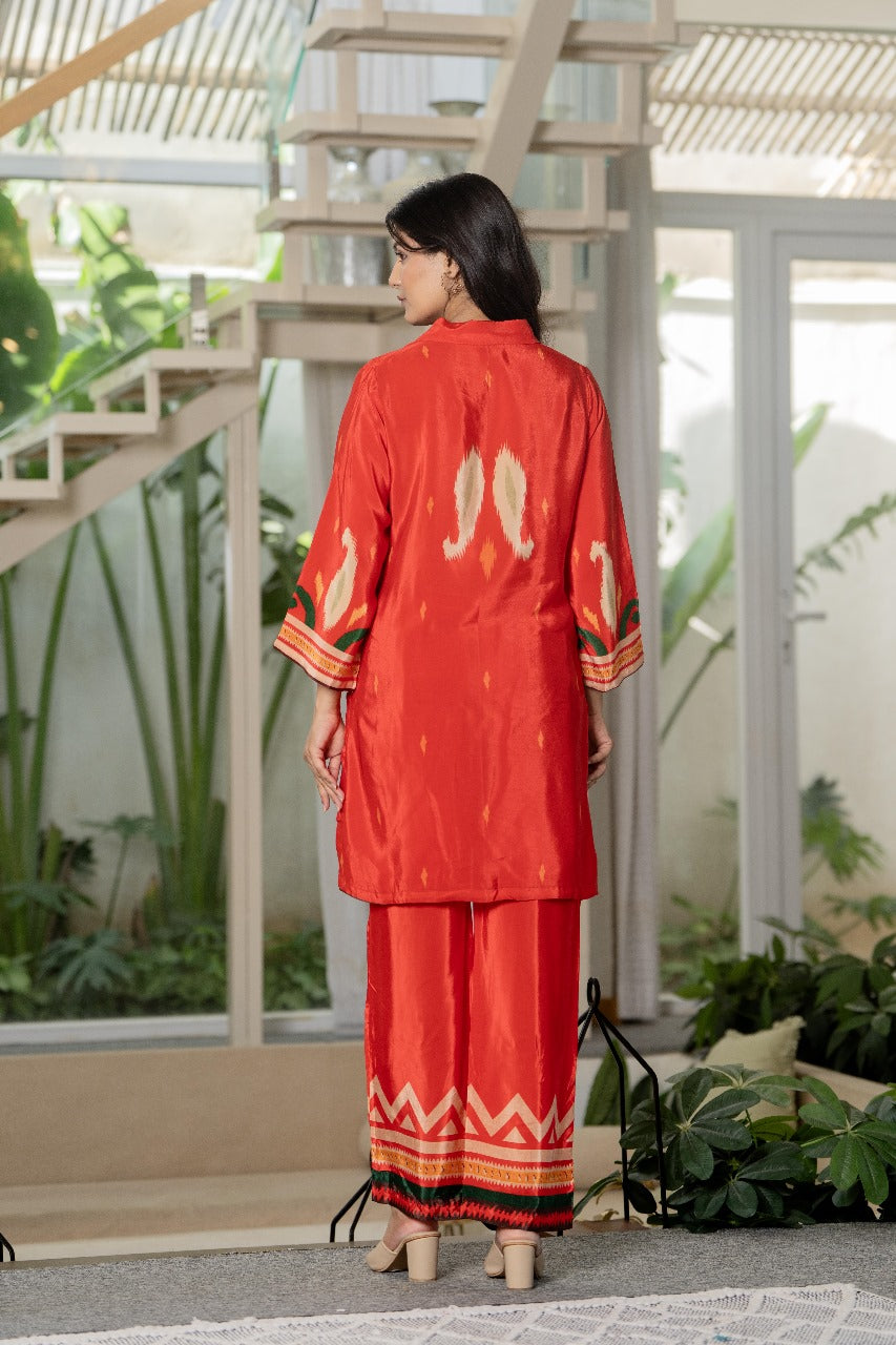 Pure crape two piece cordset (A691)