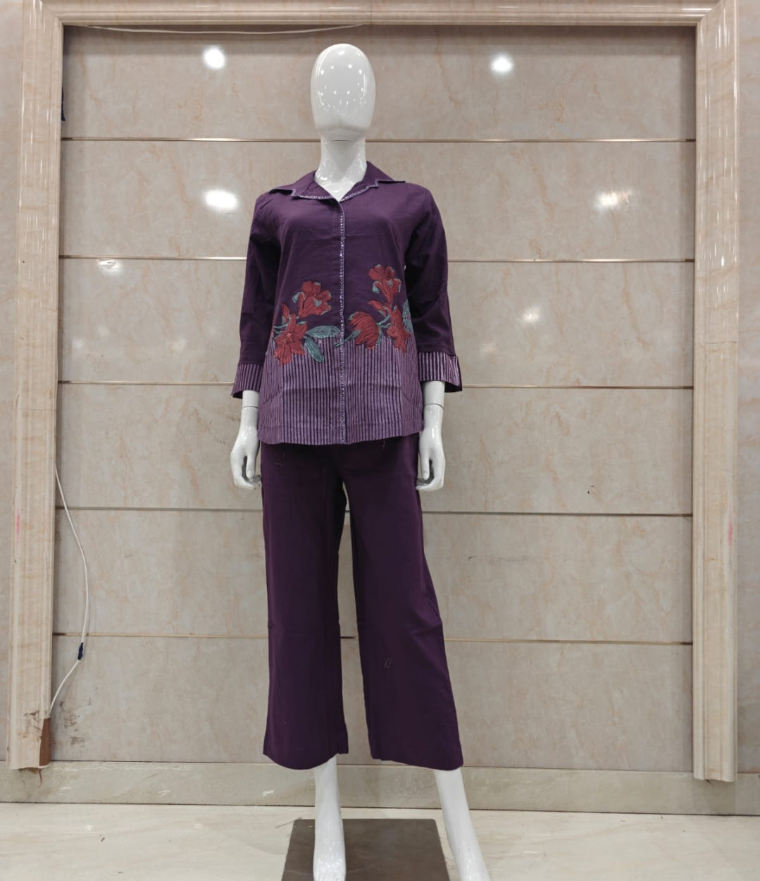 Smart pure cotton two piece cordset (B942)