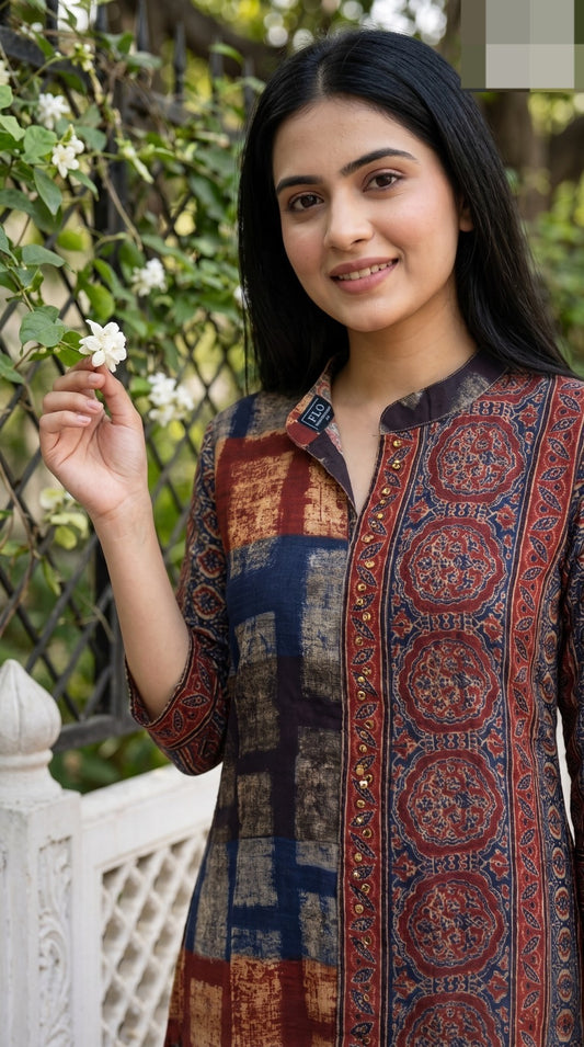 Natural crape smart two piece cordset (C427)