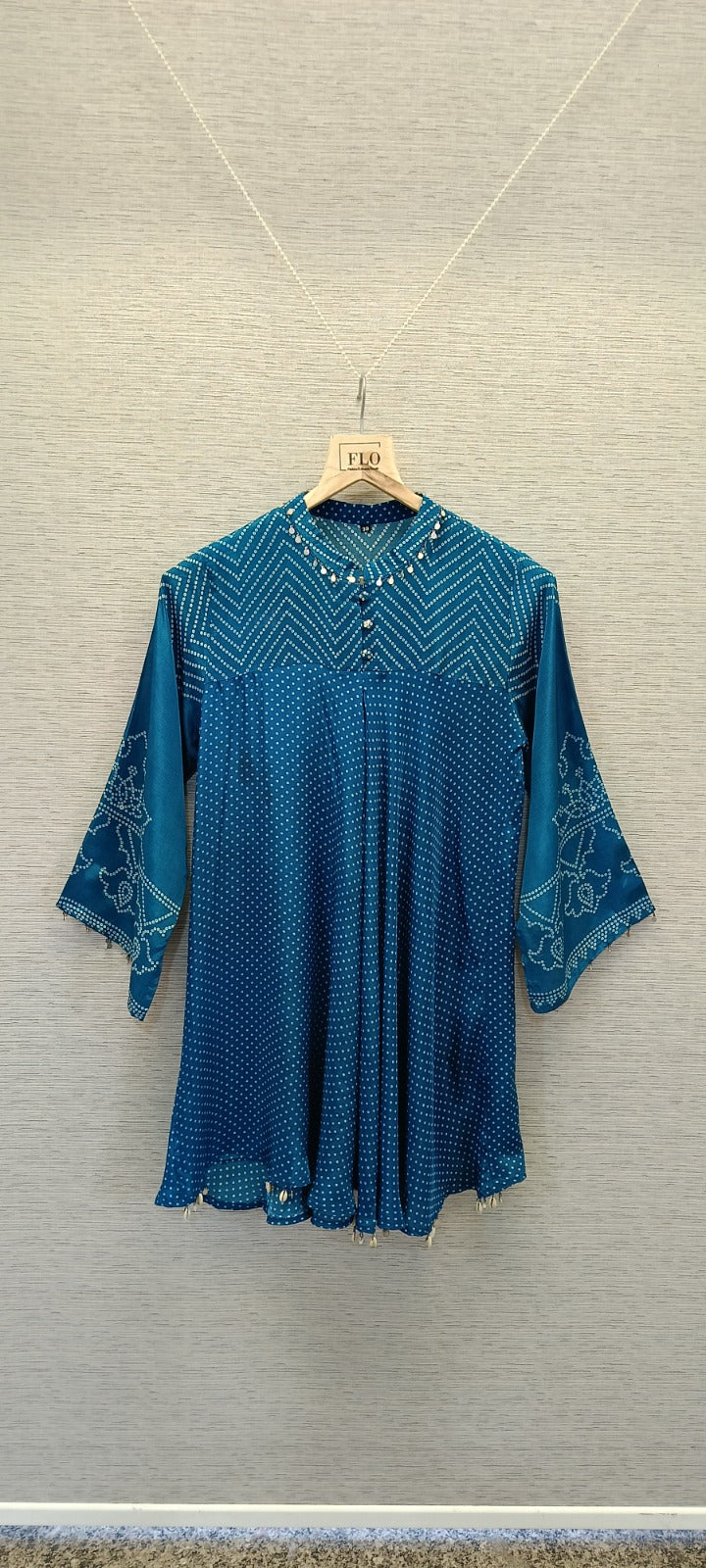 Pure crape bandani print only top (A1724)