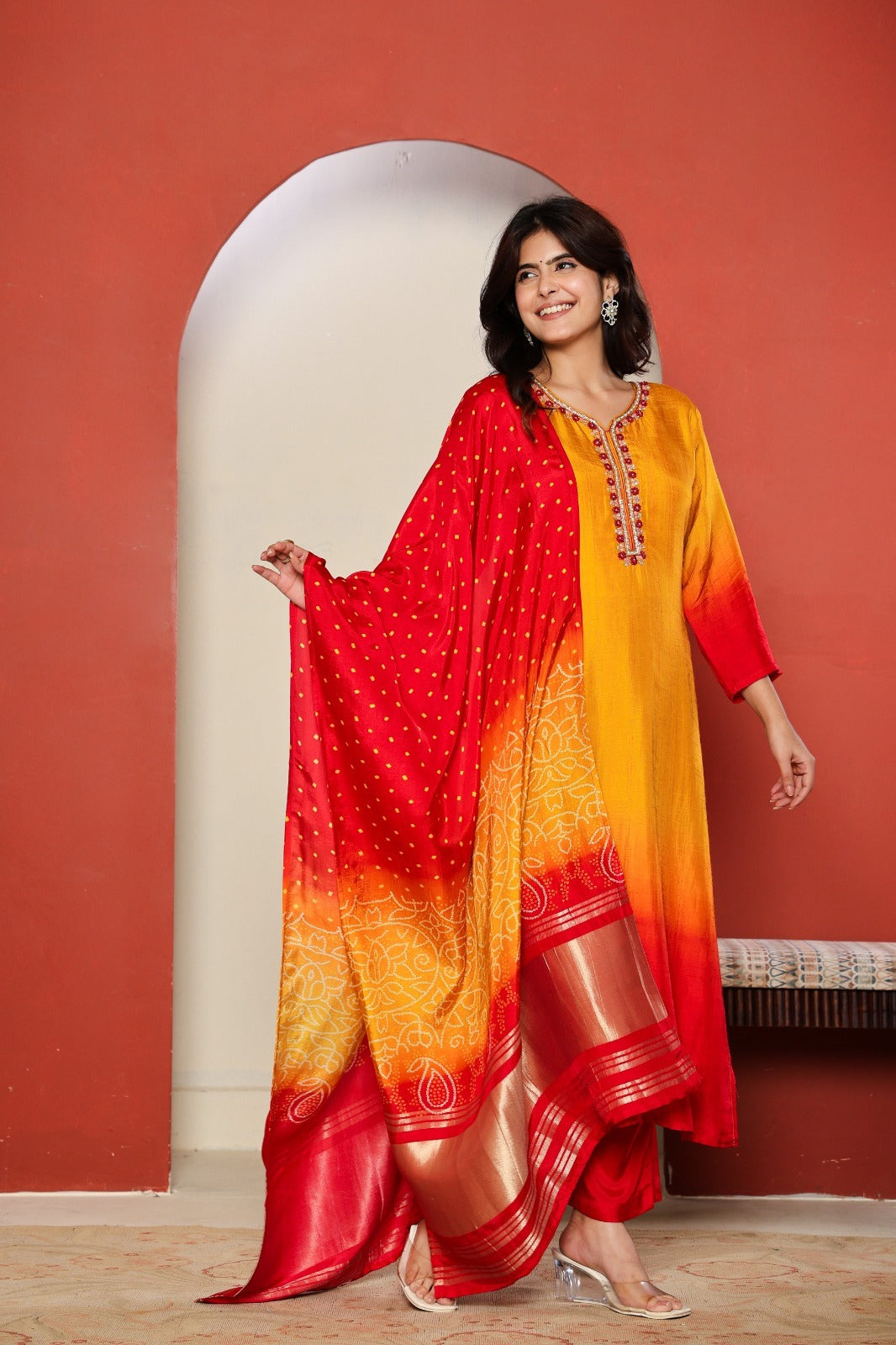 Pure russian silk three piece set (A1127)