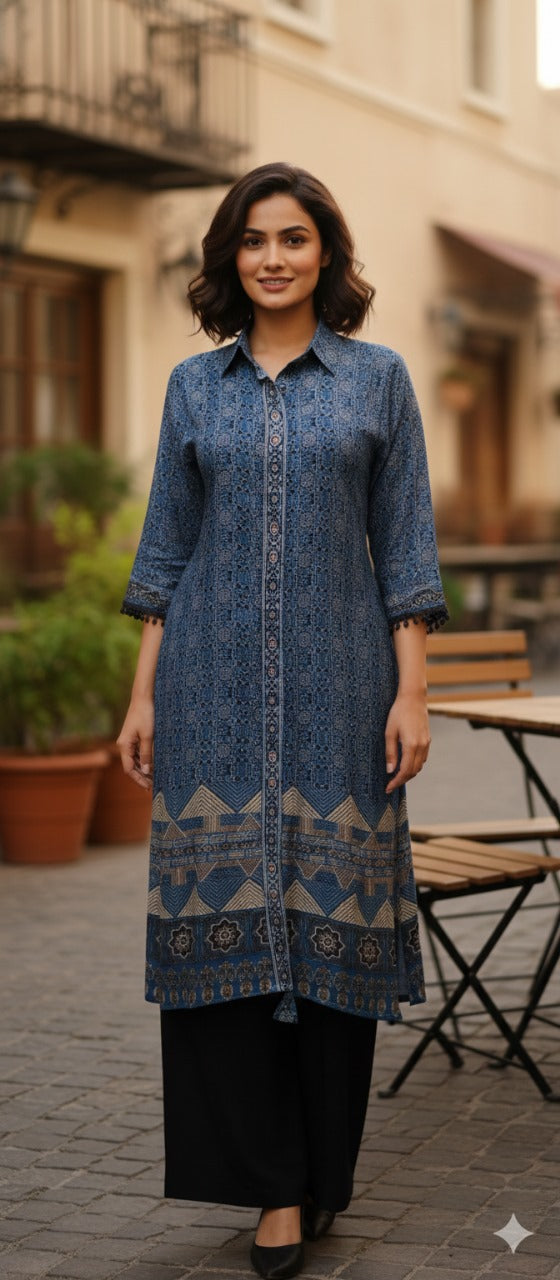 Pure crape designer two piece cordset (A1370)