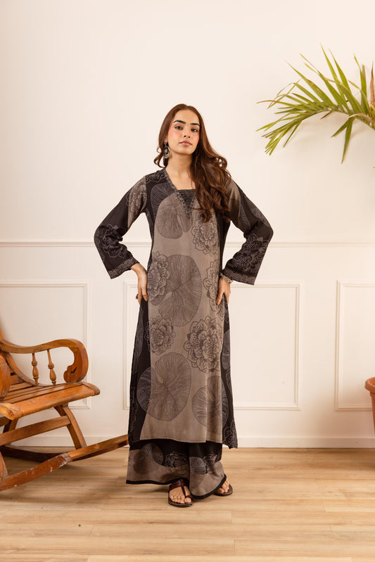 Cotton modal extremely soft two piece cordset (B306)