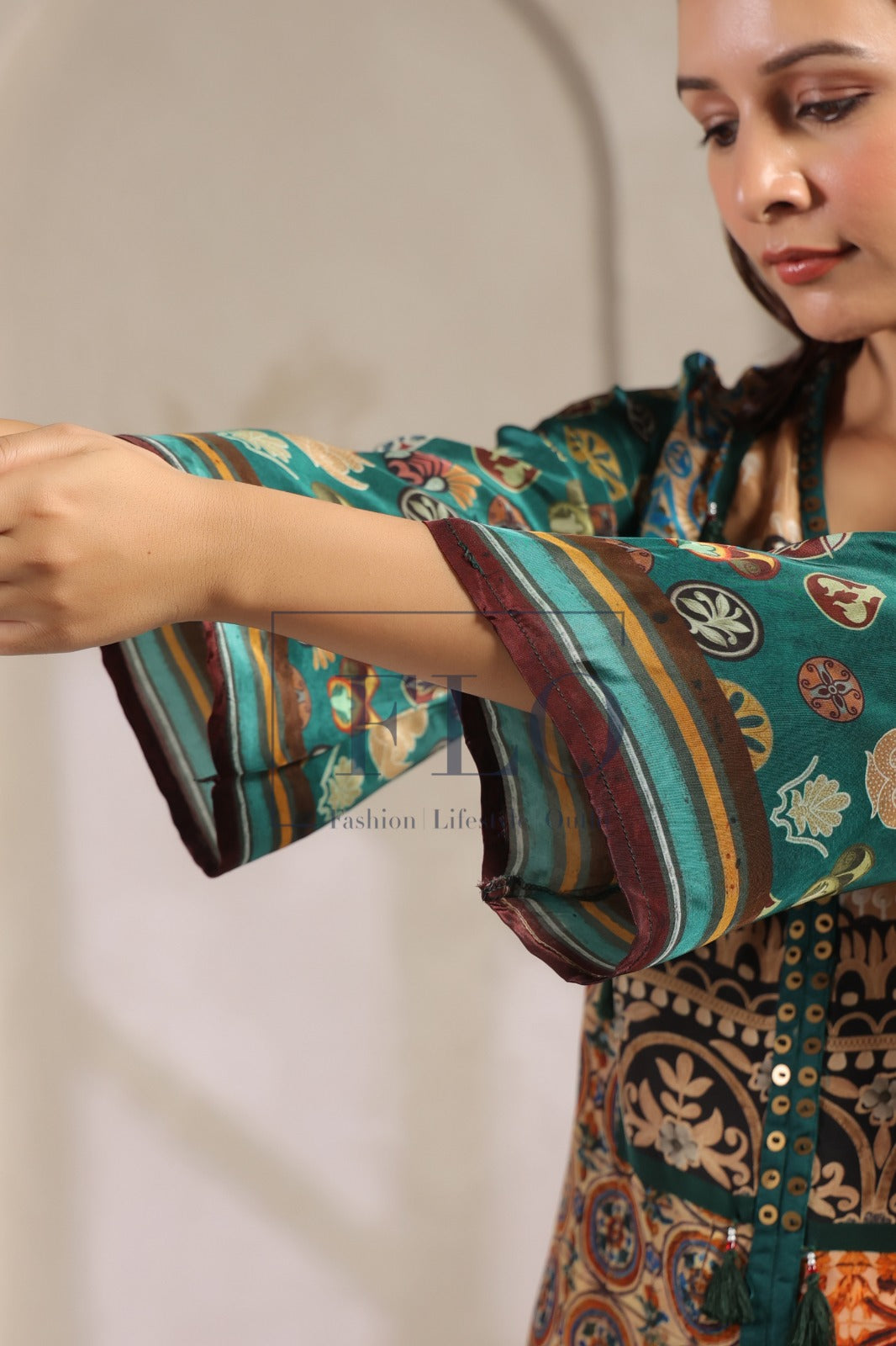 Pure crape Designer shirt (A514)