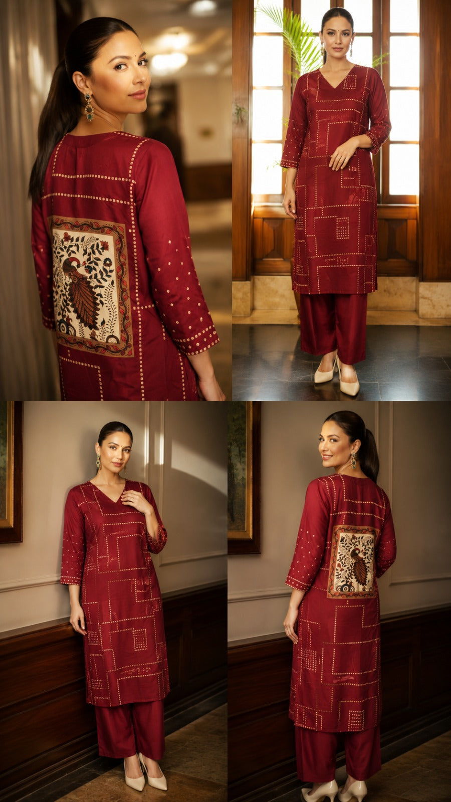 Pure gaji silk smart two piece cordset (S317)