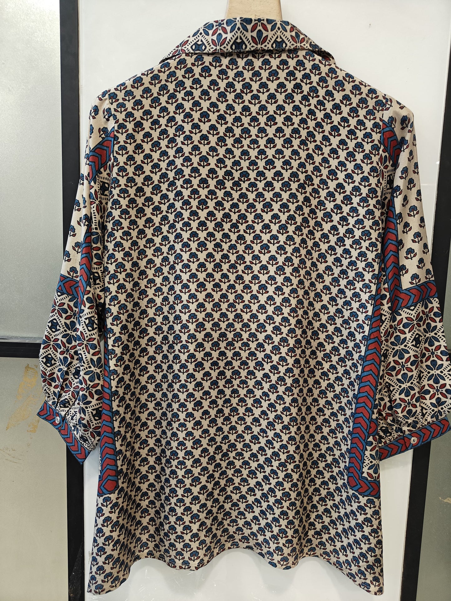 Pure crape shirt (B418)