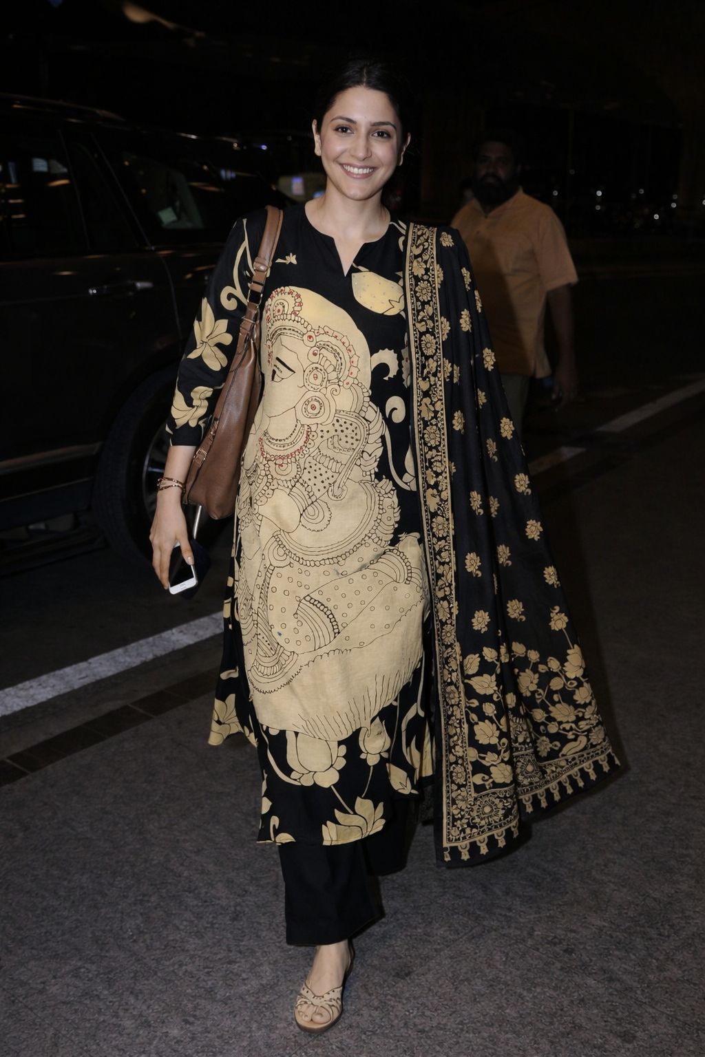 Kalamkari pure cotton three piece set (A1636)