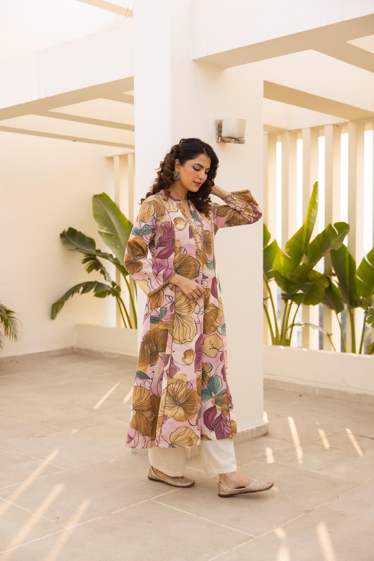Smart pure cotton two piece set (B427)