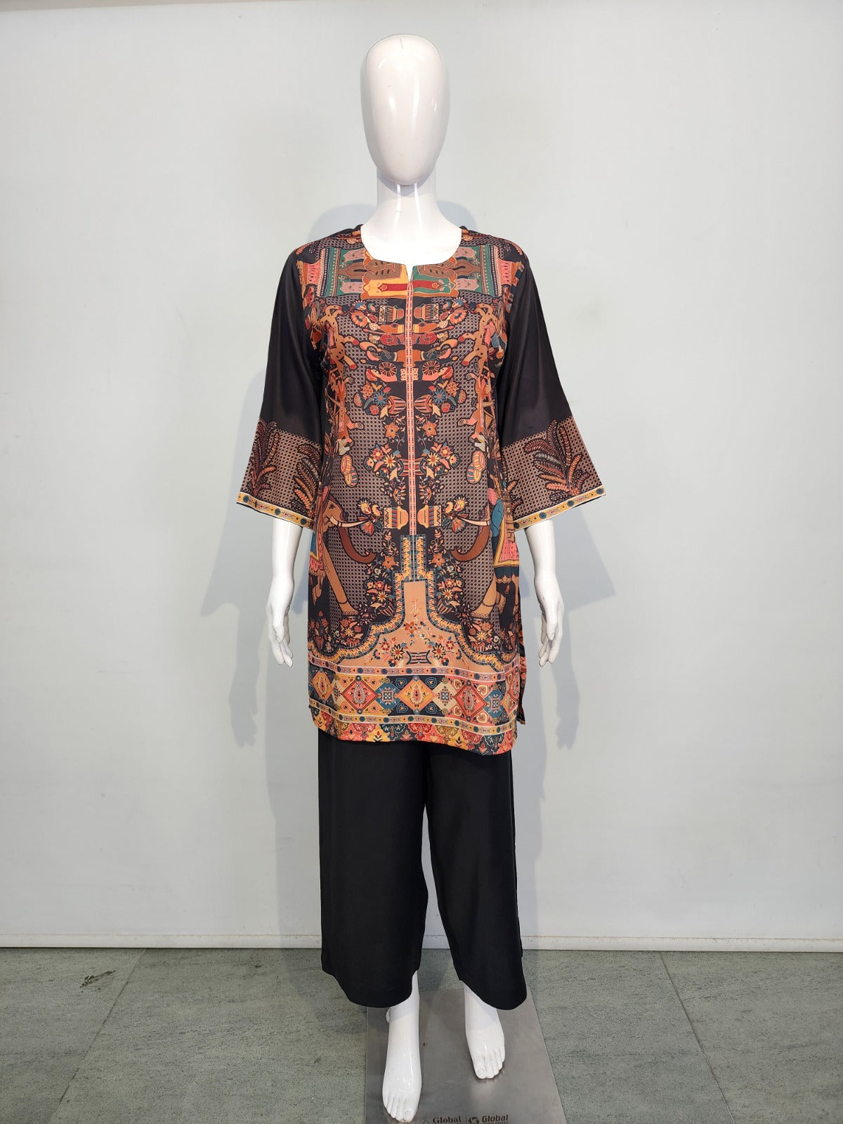 Pure muslin two piece cordset (A1461)