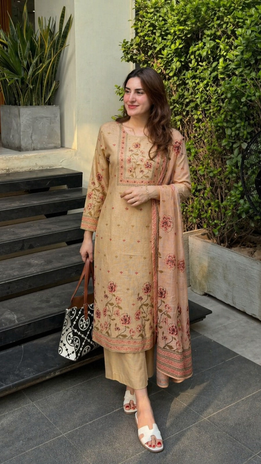 Linen smart three piece set (B674)