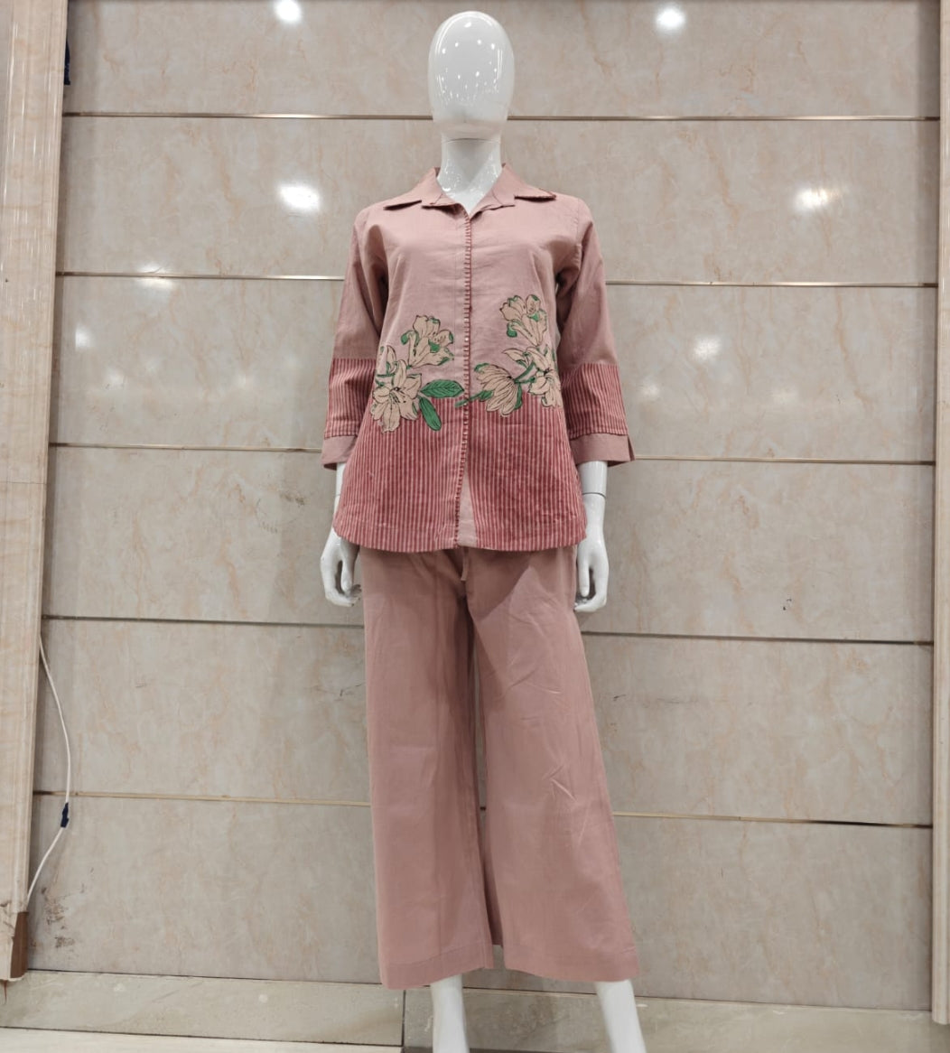 Pure cotton smart two piece cordset (B638)