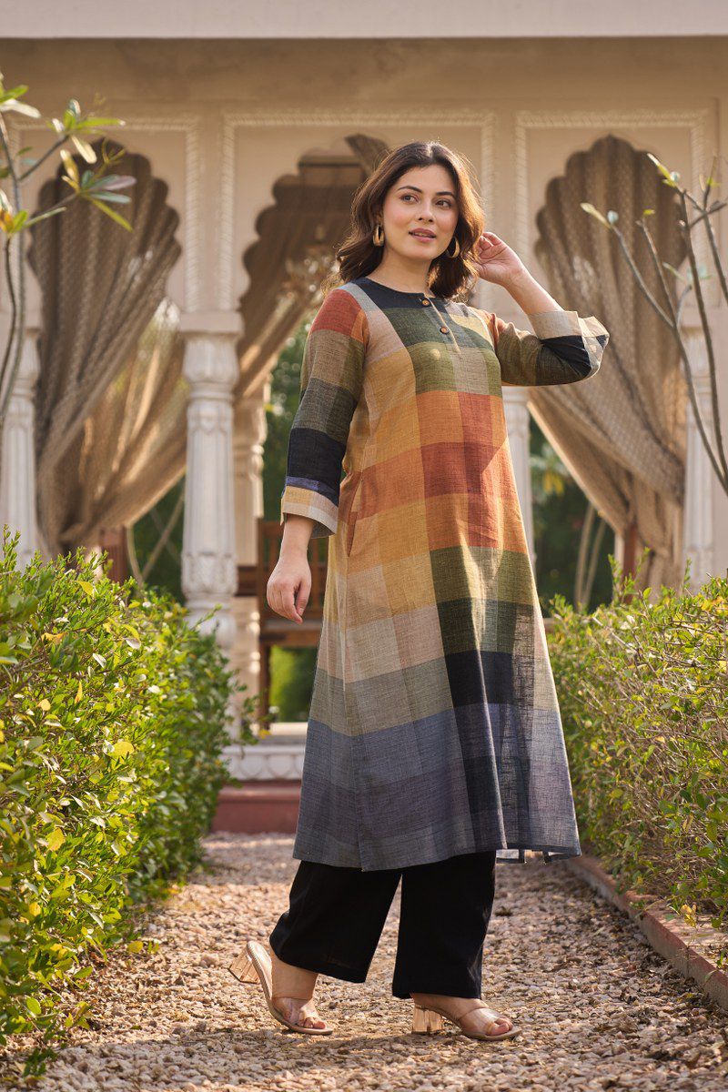 Very stylish south cotton with lining smart two piece cordset (S151)