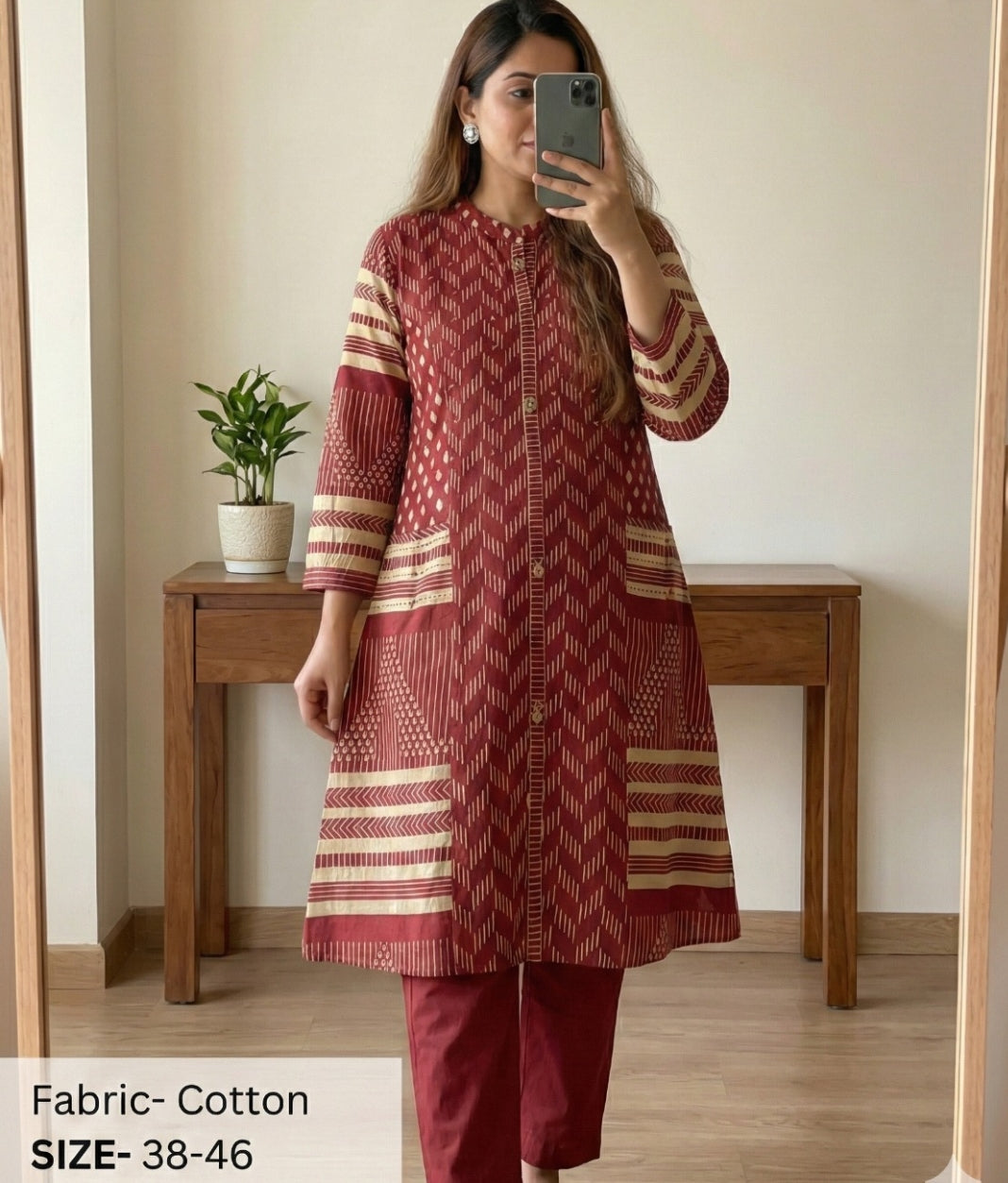 Pure cotton two piece cordset (B119)