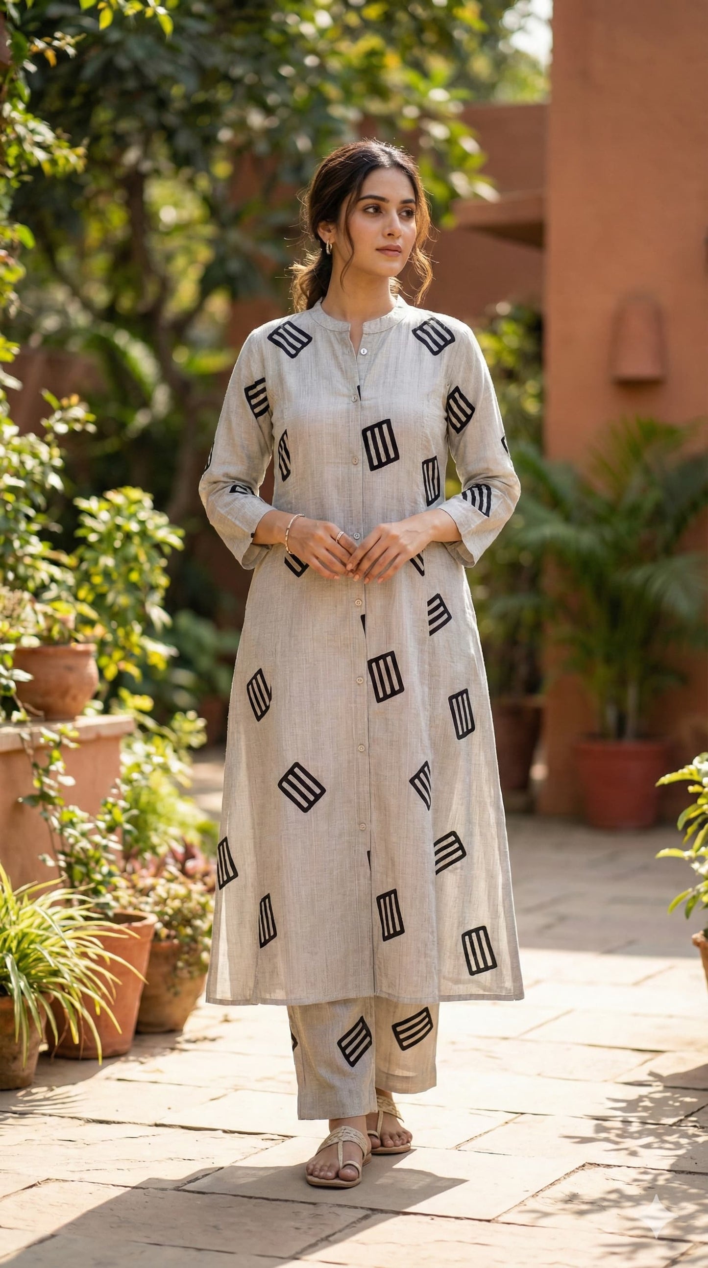 Muslin smart two piece cordset (A1751)