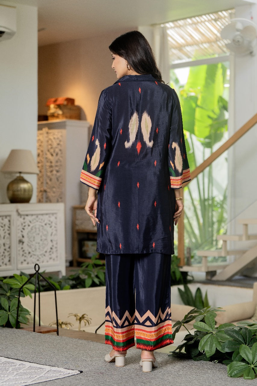 Pure crape two piece cordset (A692)
