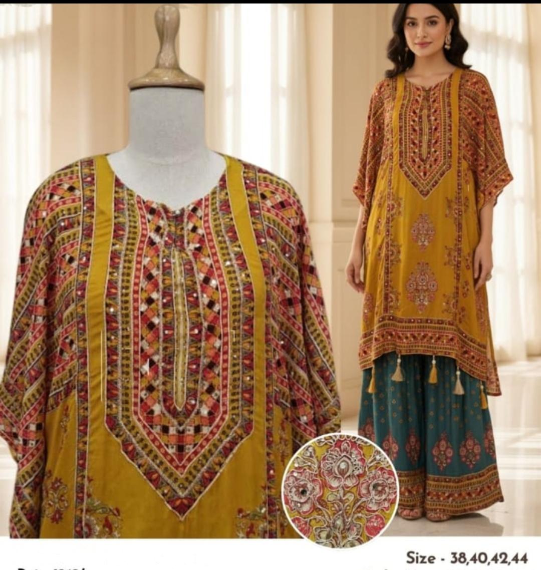 Designer pure crape set (A1128)