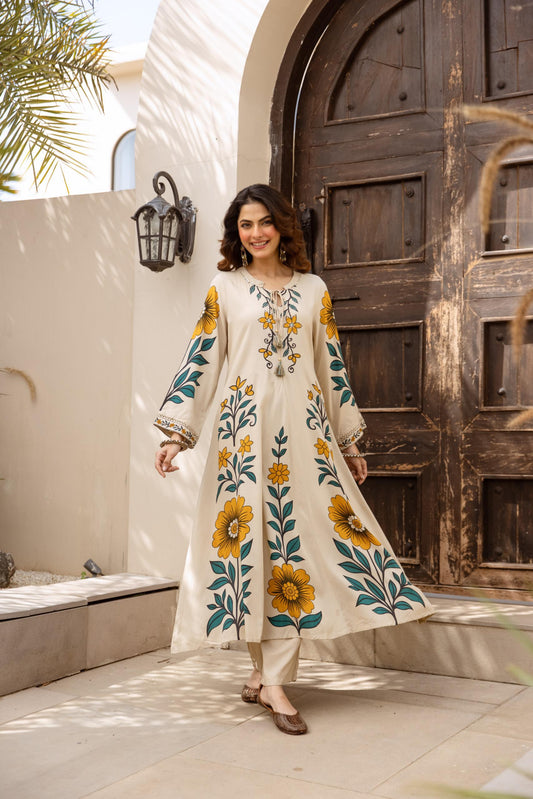 Cotton modal two piece cordset (B811)