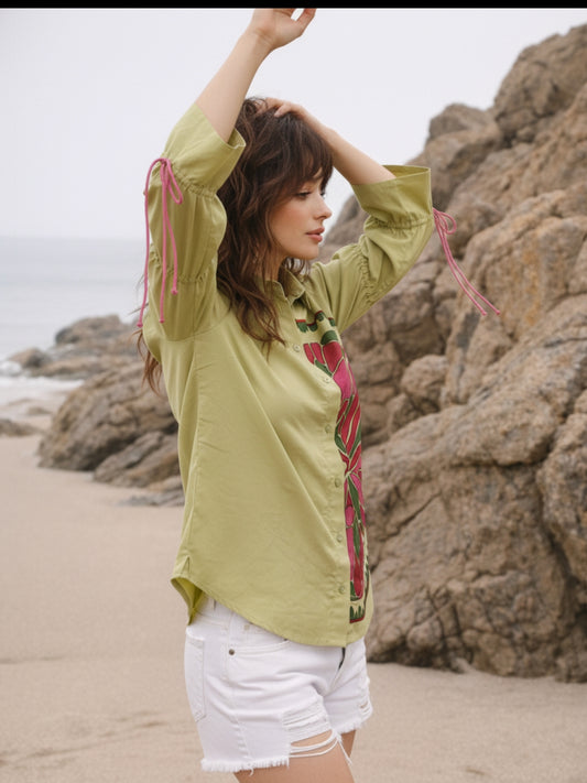 Pure cotton smart top (C208)