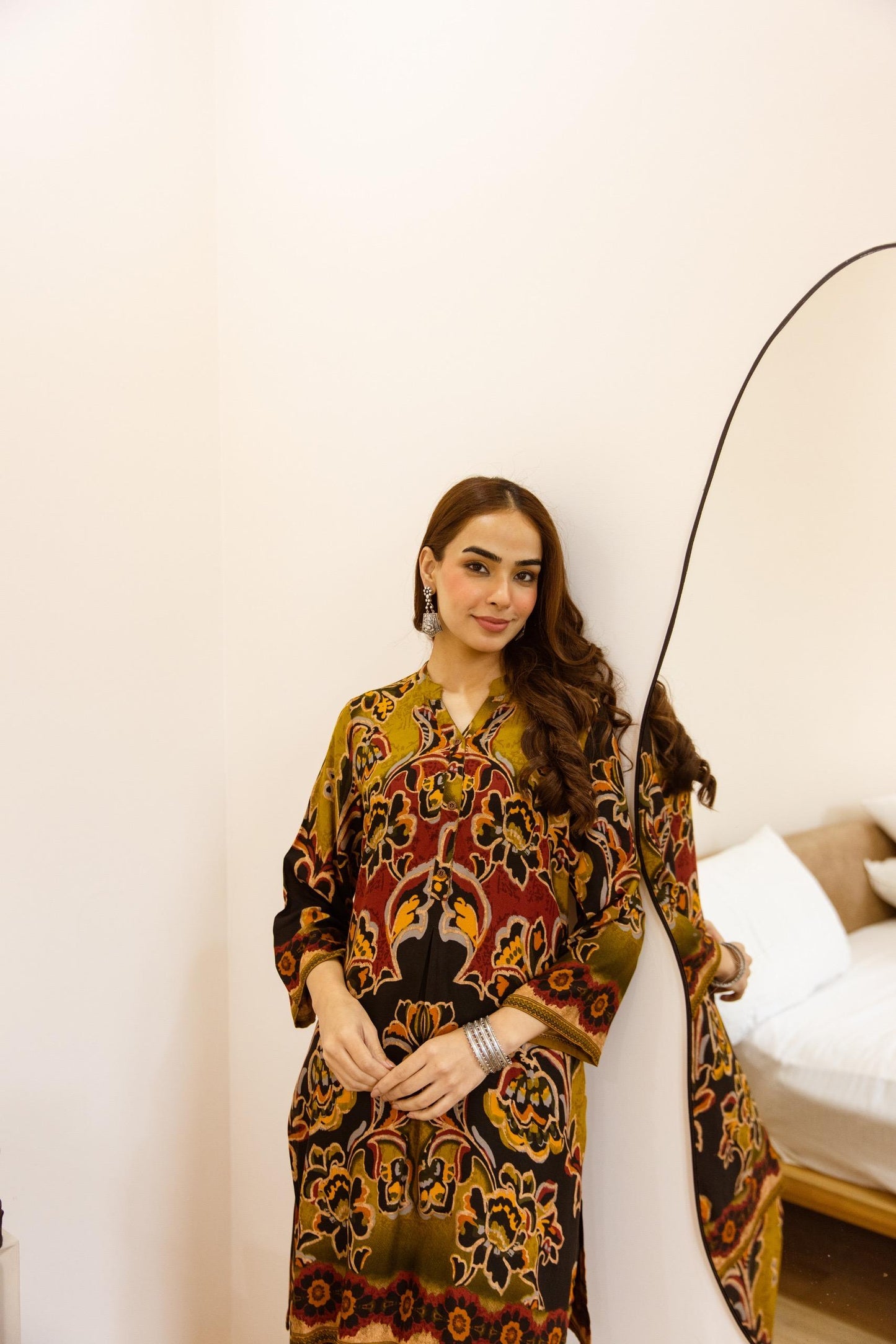 Cotton modal smart two piece cordset (B147)