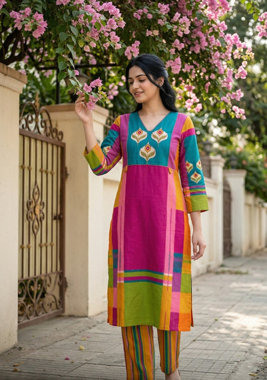 Pure cotton smart two piece cordset (B488)