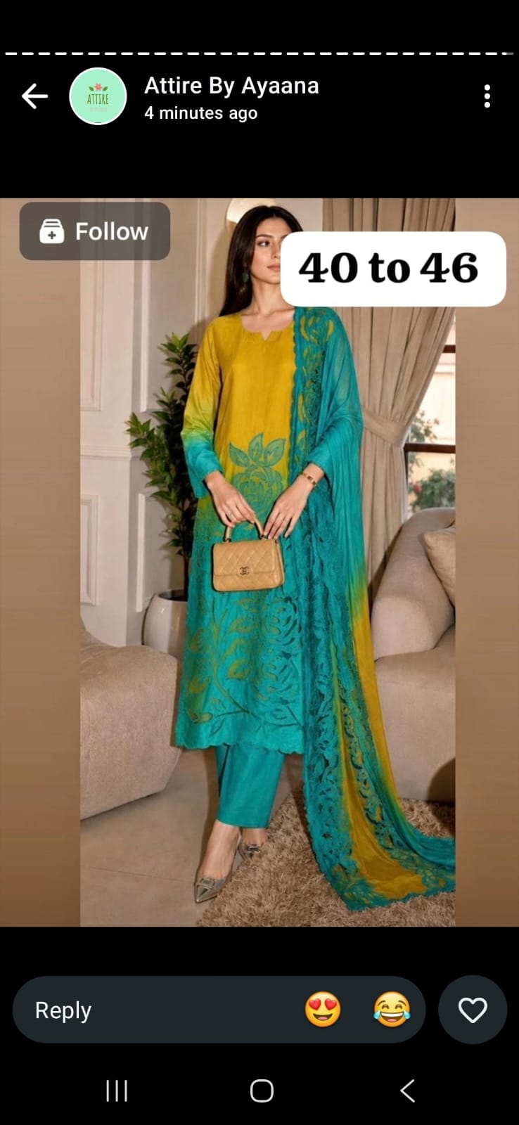 Mul silk cut work with lining three piece set (C527)