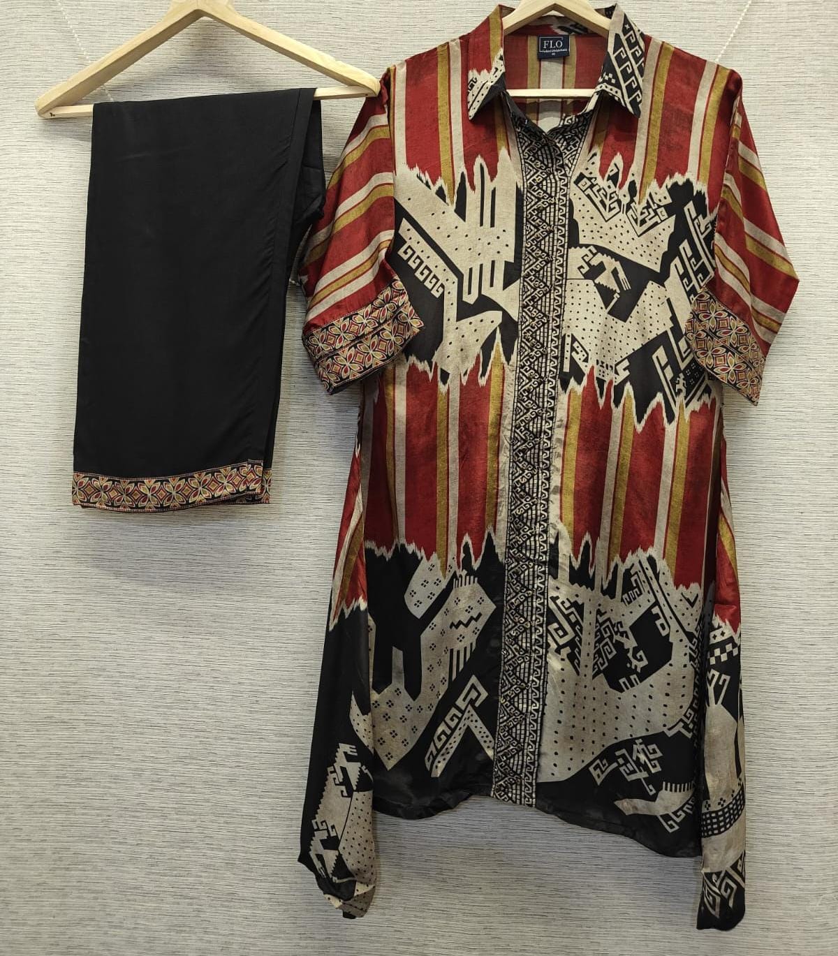 Pure crape smart two piece cordset (S231)
