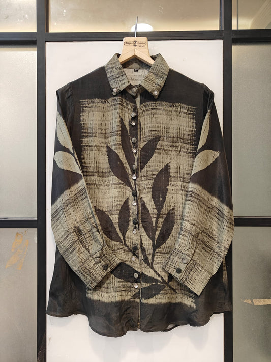 Pure crape only shirt (B542)