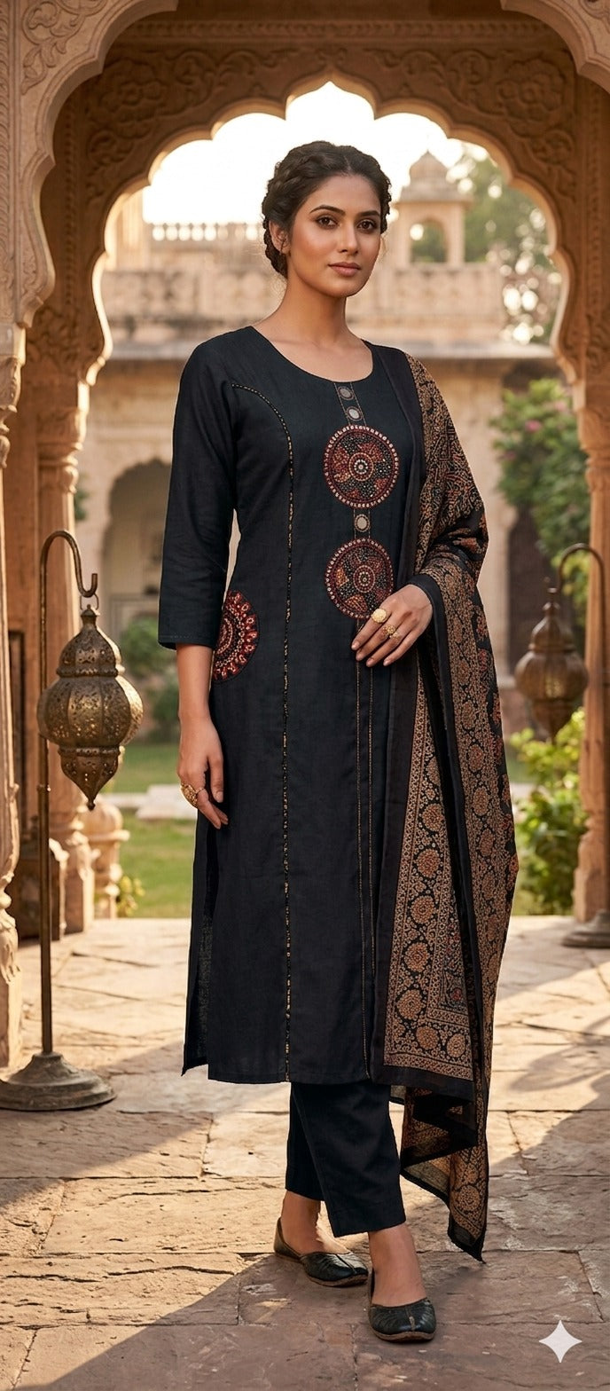 Pure cotton three piece set (B669)