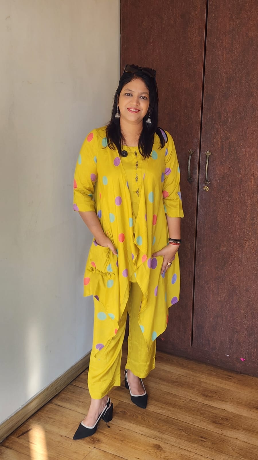 Pure muslin three piece cordset (A1374)