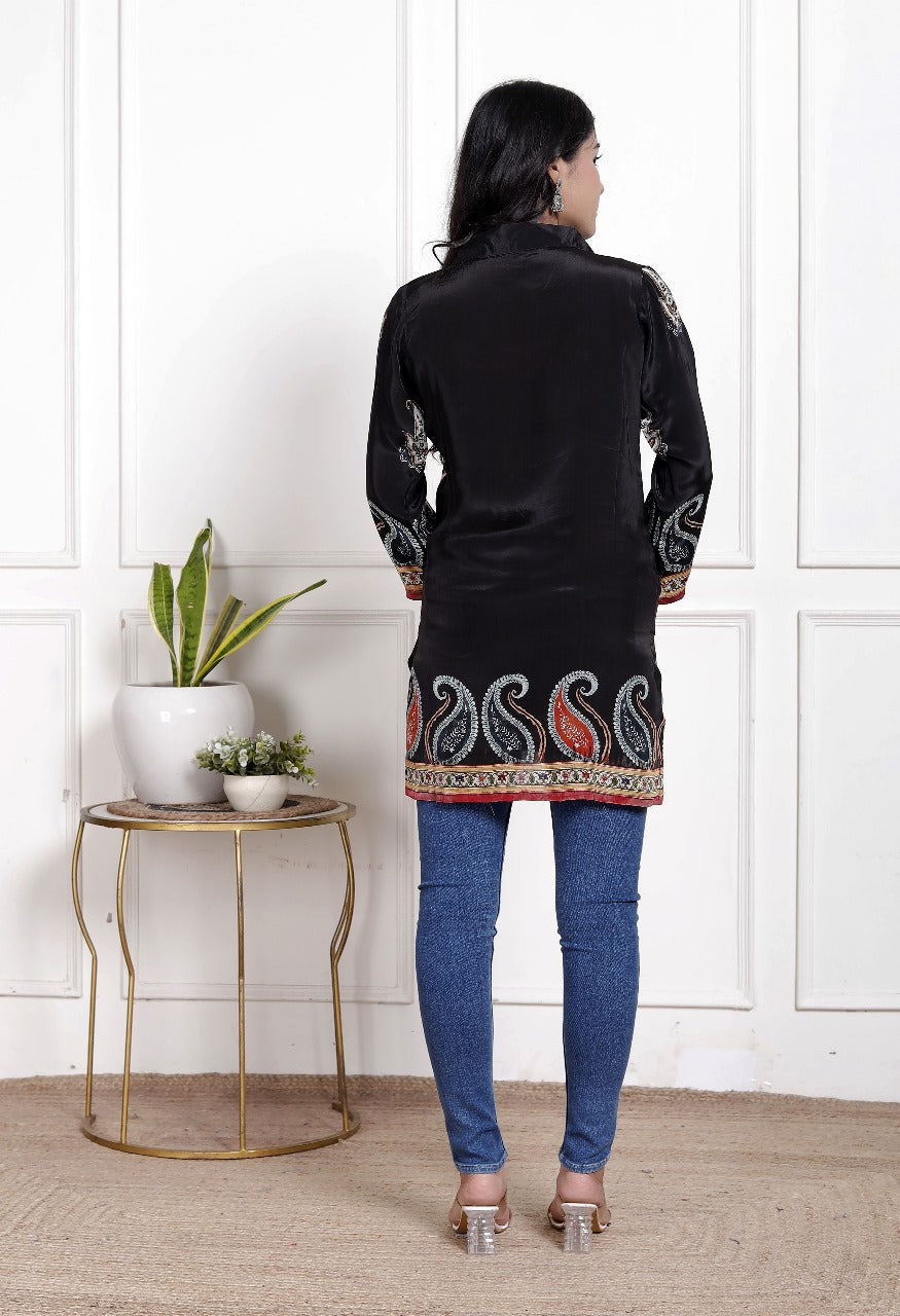 Pure crape only top (A1010)