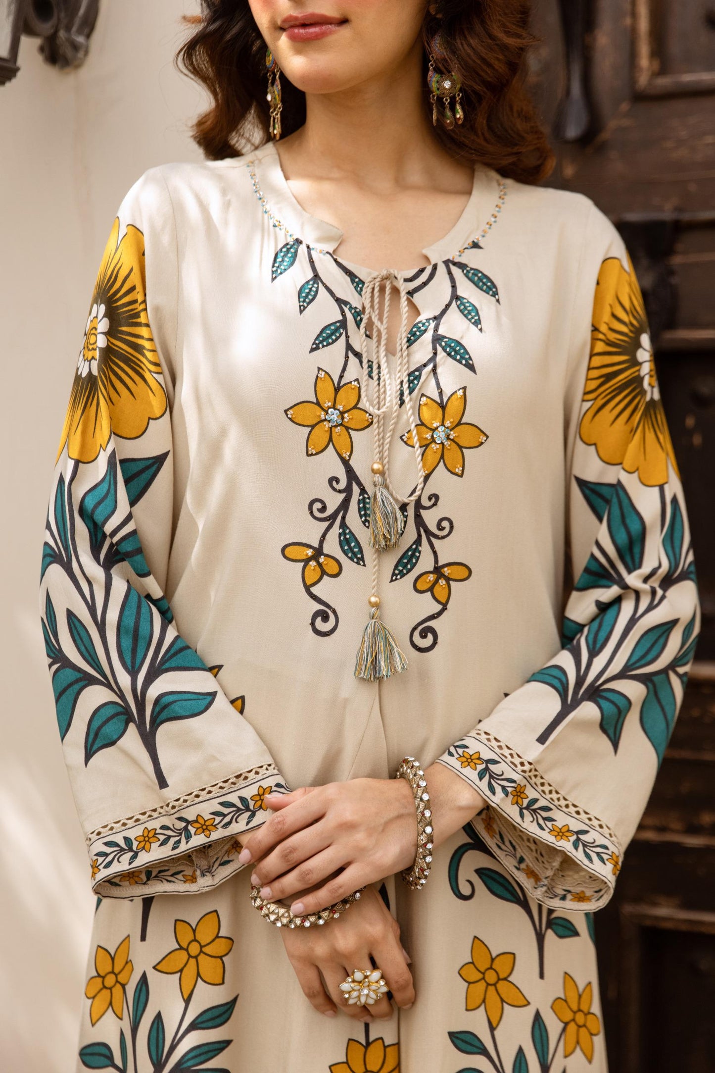 Cotton modal two piece cordset (B811)